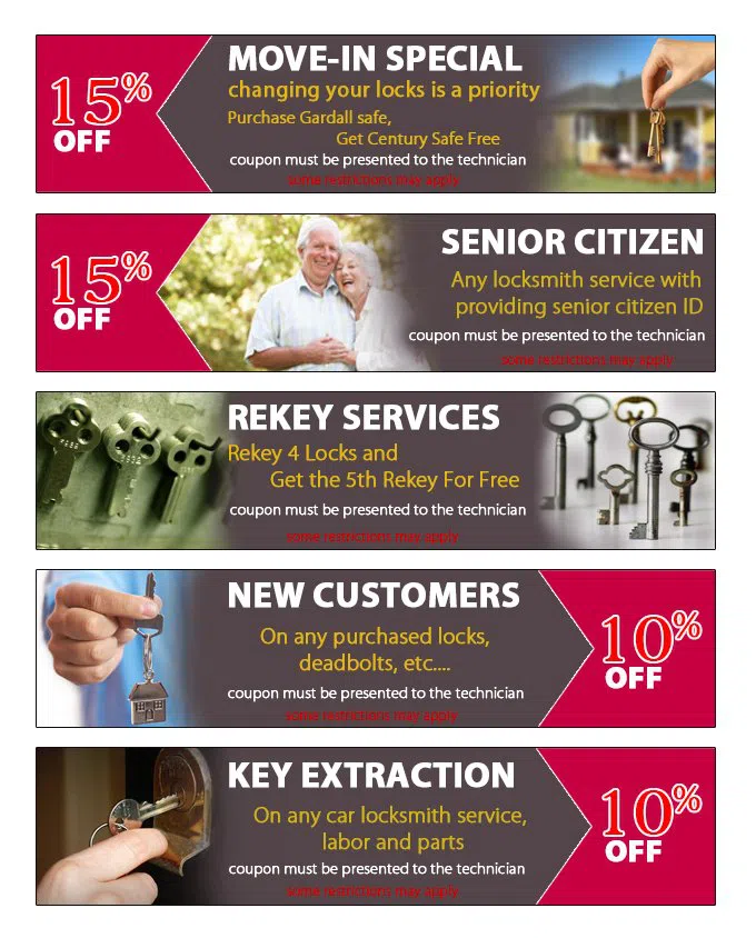 Galaxy Locksmith Store West Hartford, CT 860-973-2424 - coupon23-set-five